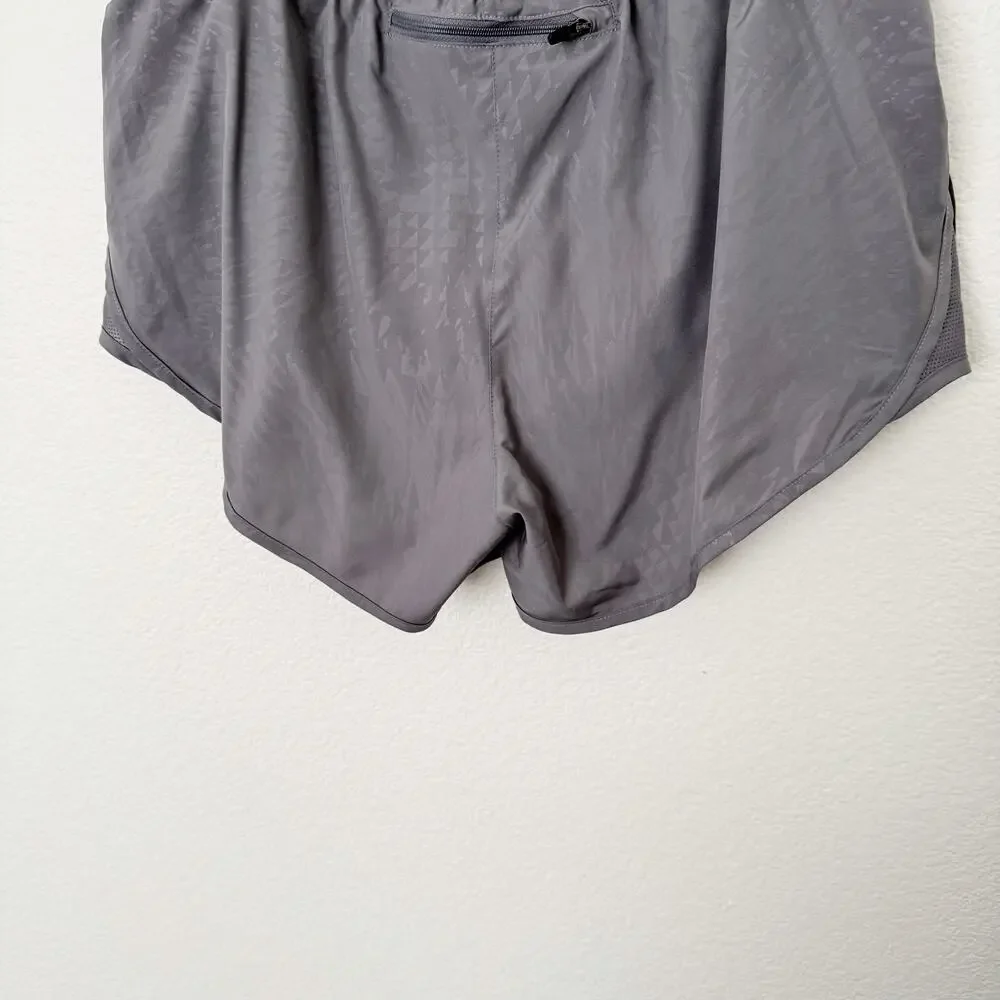 [Nike] Gray Pull-On Dri-Fit Built-in-Brief Tempo Running Shorts NWT Size Large L